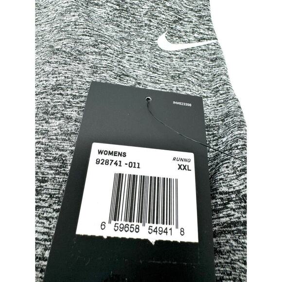 Nike Women's Element Running Top Black/Heather/Reflective Silver, Size XX-Large - Picture 4 of 5